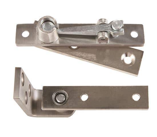 ABH Hardware 0327B Pivot Set Center Hung Pivots (Non-Handed)