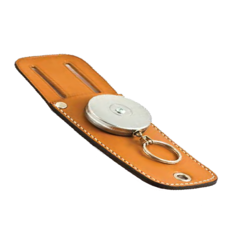 KEY-BAK 0009-102 Tradesman Huskey Tool Pouch, 24" Stainless Steel Chain, Leather Belt Loop, Huskey Key Clip