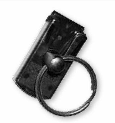 KEY-BAK 0308-704 Removable Belt Clip System w/ Split Ring and Electronics End Fitting