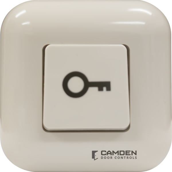 Camden Door Control CM-850 Rocker Switch, Momentary or Maintained, Beige Plastic Case