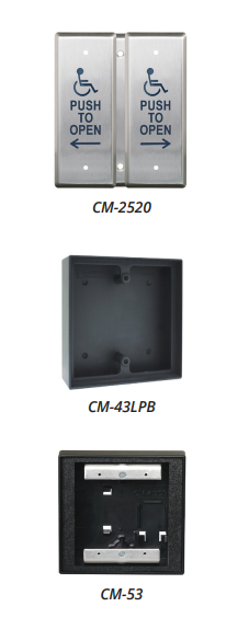 Camden Door Control CM-RFL2520 Lazerpoint RF 915Mhz Wireless Switch Kit - Vestibule Switch Package