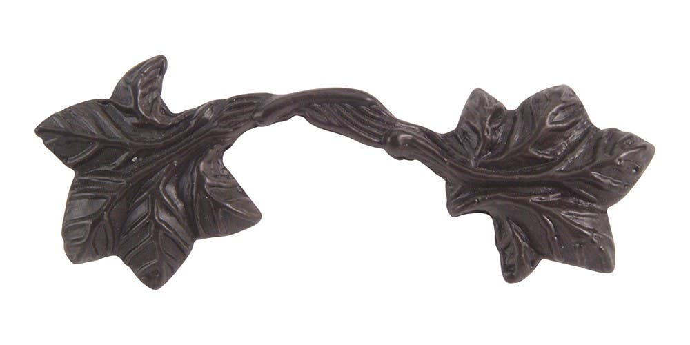Atlas 2202-O California Leaf Pull, 3" CTC, Aged Bronze