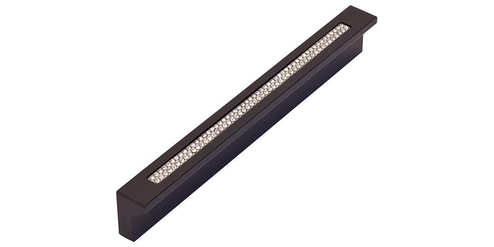 Atlas 3201 Crystal Bar Inset Thin Pull, 3-3/4" CTC