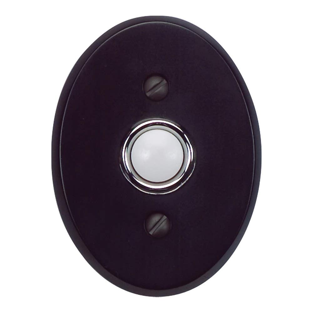 Atlas DB646-BL Traditionalist Door Bell - Matte Black