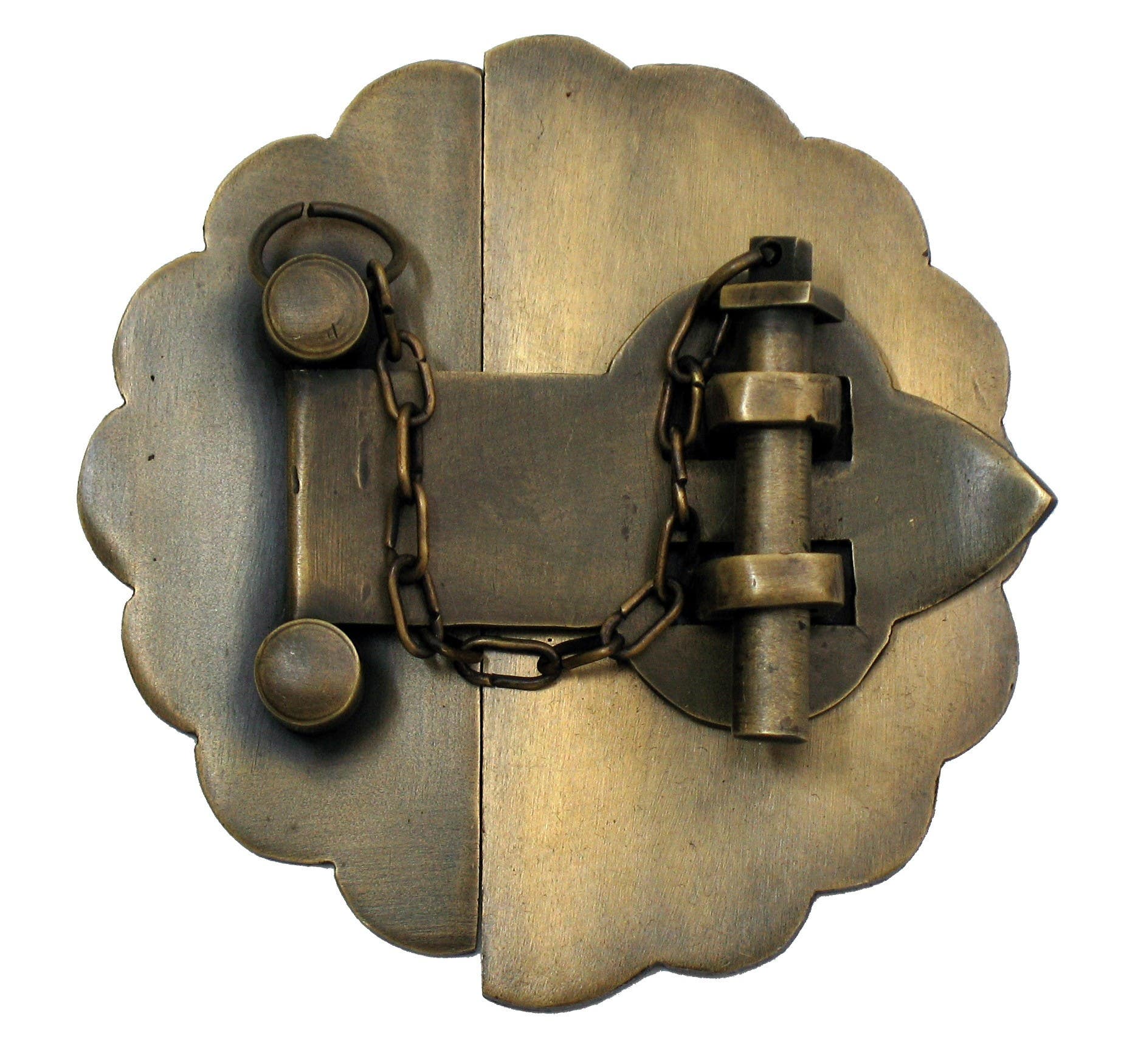 Gado Gado HLA6010 Latch w/ Scalloped Backplate