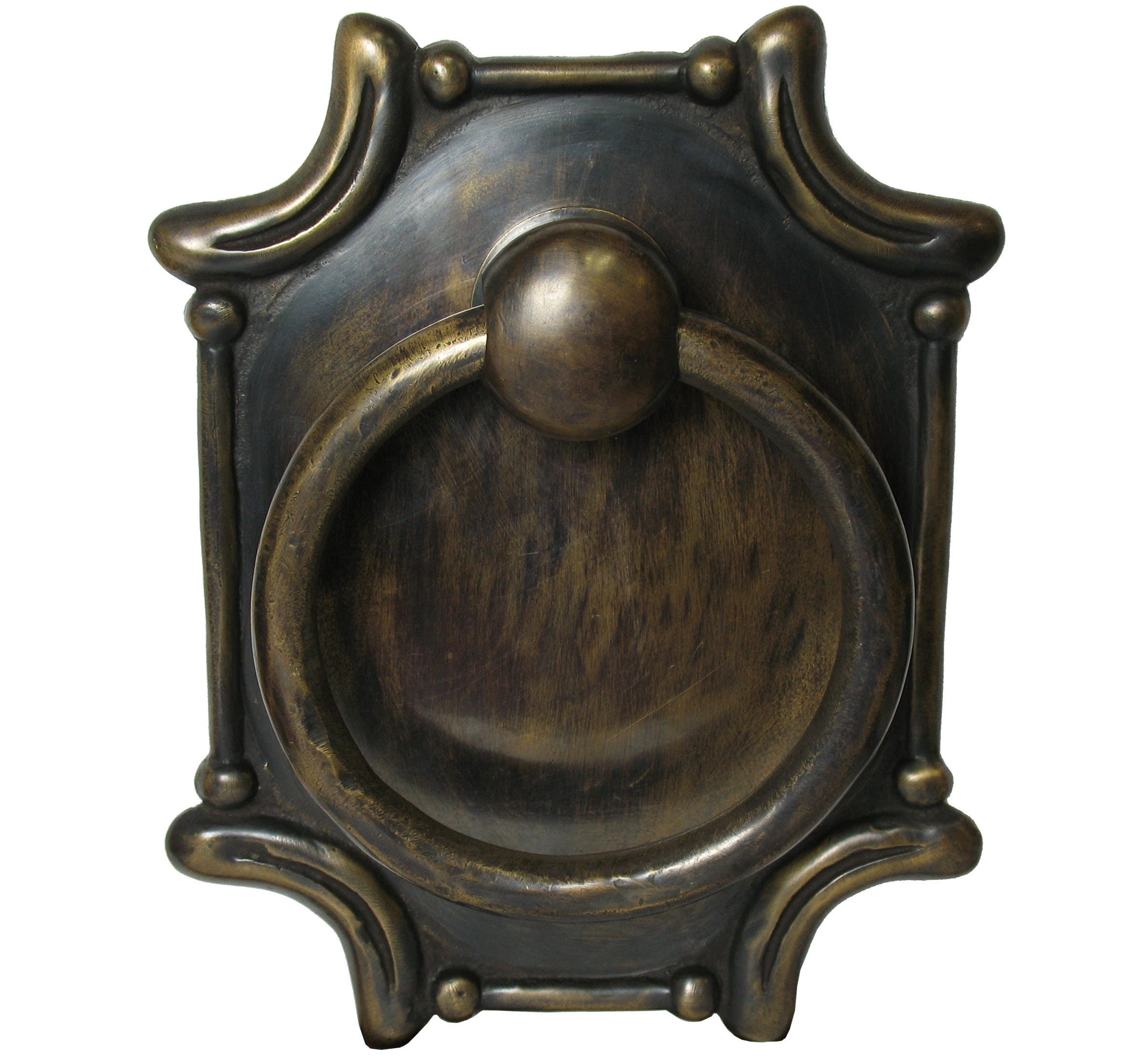 Gado Gado HRP4040 Large Ring Pull w/ Scalloped-Corner Backplate