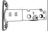 Cal-Royal ED500ADJ Round Corner Adjustable Latch Bolt