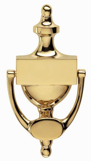 Acorn 2154 Victorian OLV-Polished Brass Door Knocker