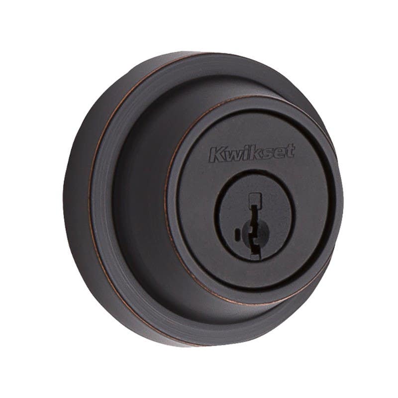 Kwikset 663 SQT Contemporary Square One Sided Deadbolt - Thumb Turn Only