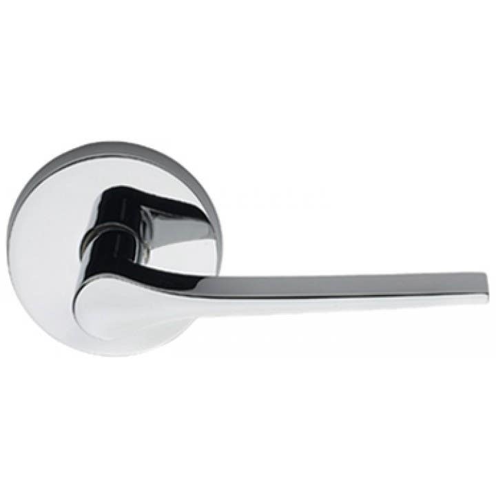 Omnia 364 Interior Modern Lever Latchset - Solid Brass