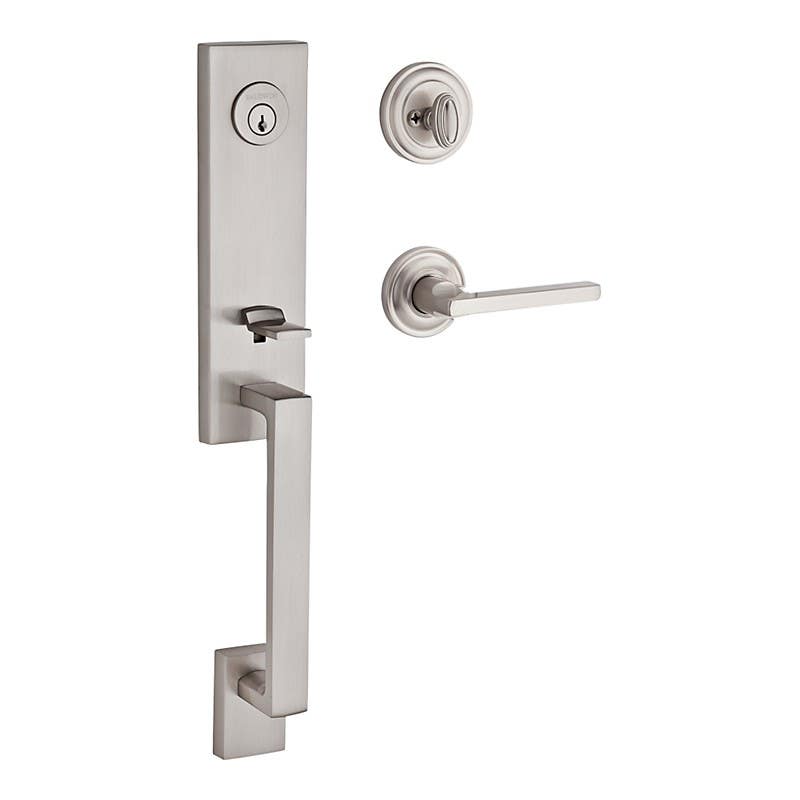 Baldwin Reserve SEA Seattle Contemporary Handleset w/ Contemporary Square Rose