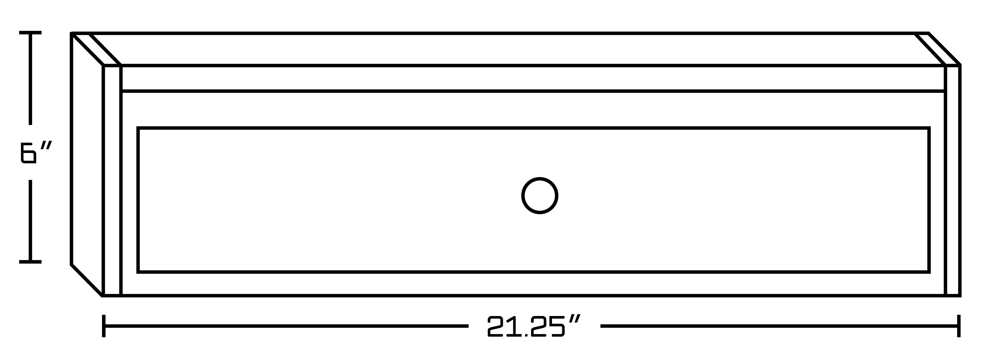 American Imaginations AI-1635 Birch Wood-Veneer Vanity Set In Distressed Antique Walnut