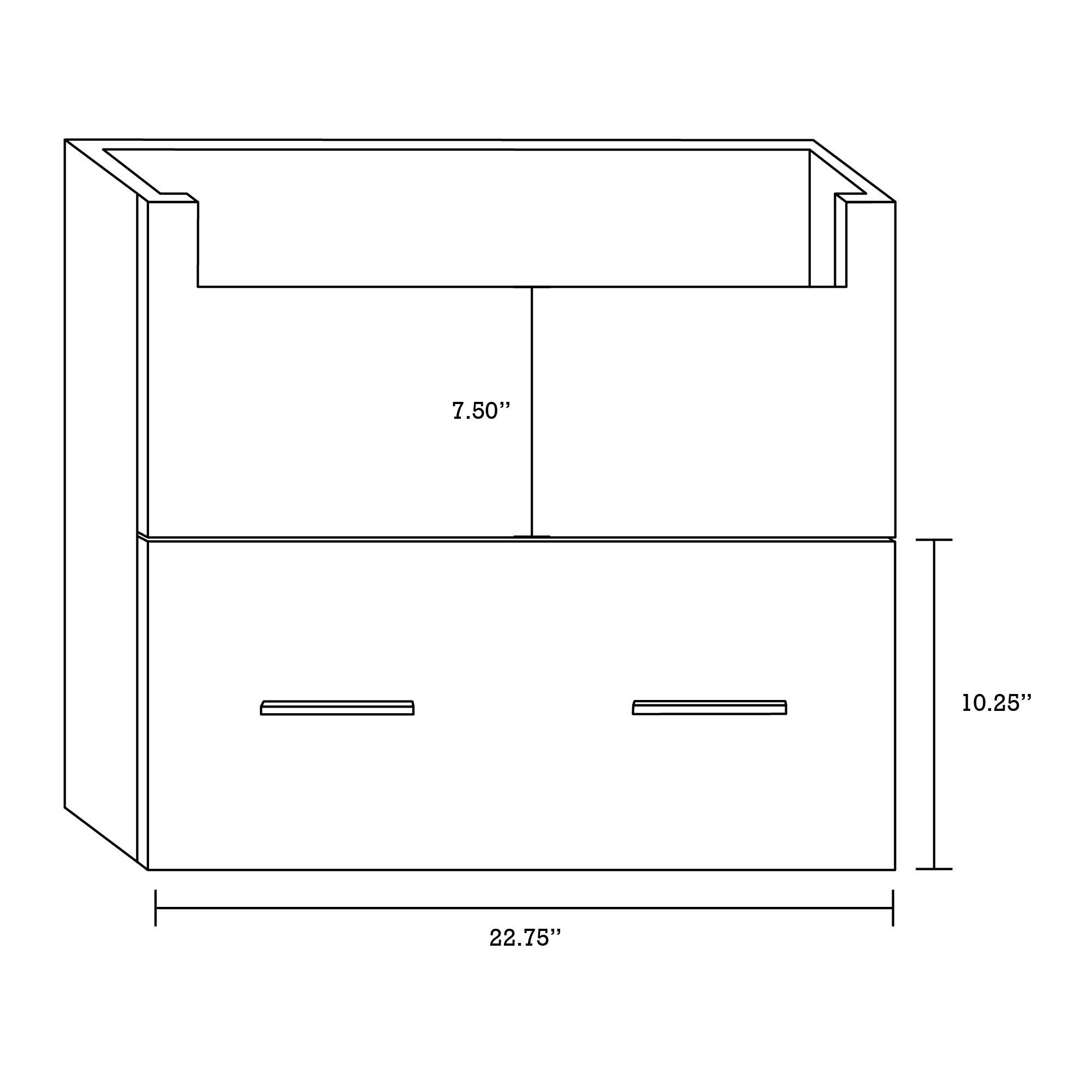 American Imaginations AI-10486 Plywood-Melamine Vanity Set In Dawn Grey With Single Hole CUPC Faucet