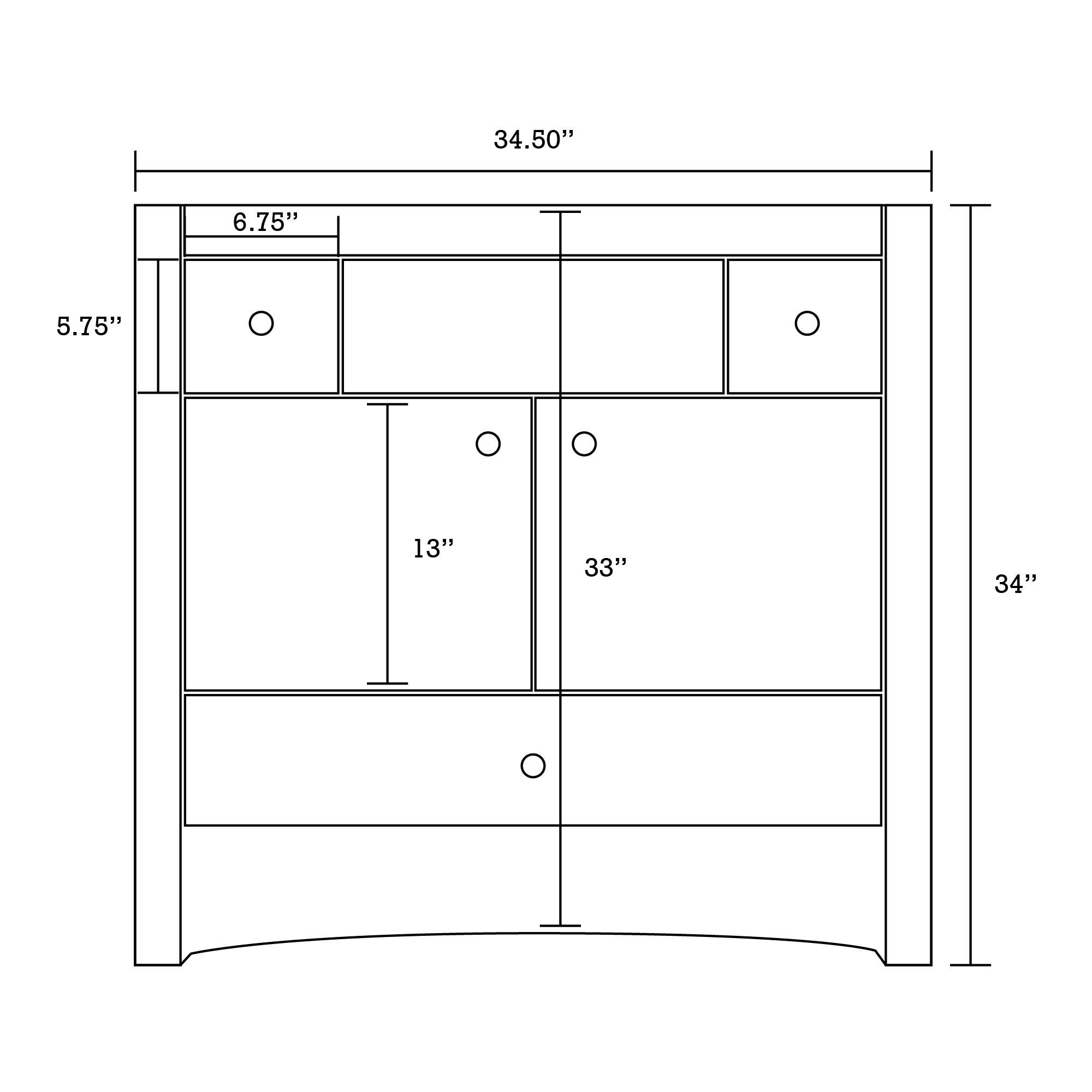 American Imaginations AI-10710 Birch Wood-Veneer Vanity Set In Distressed Antique Walnut With Single Hole CUPC Faucet