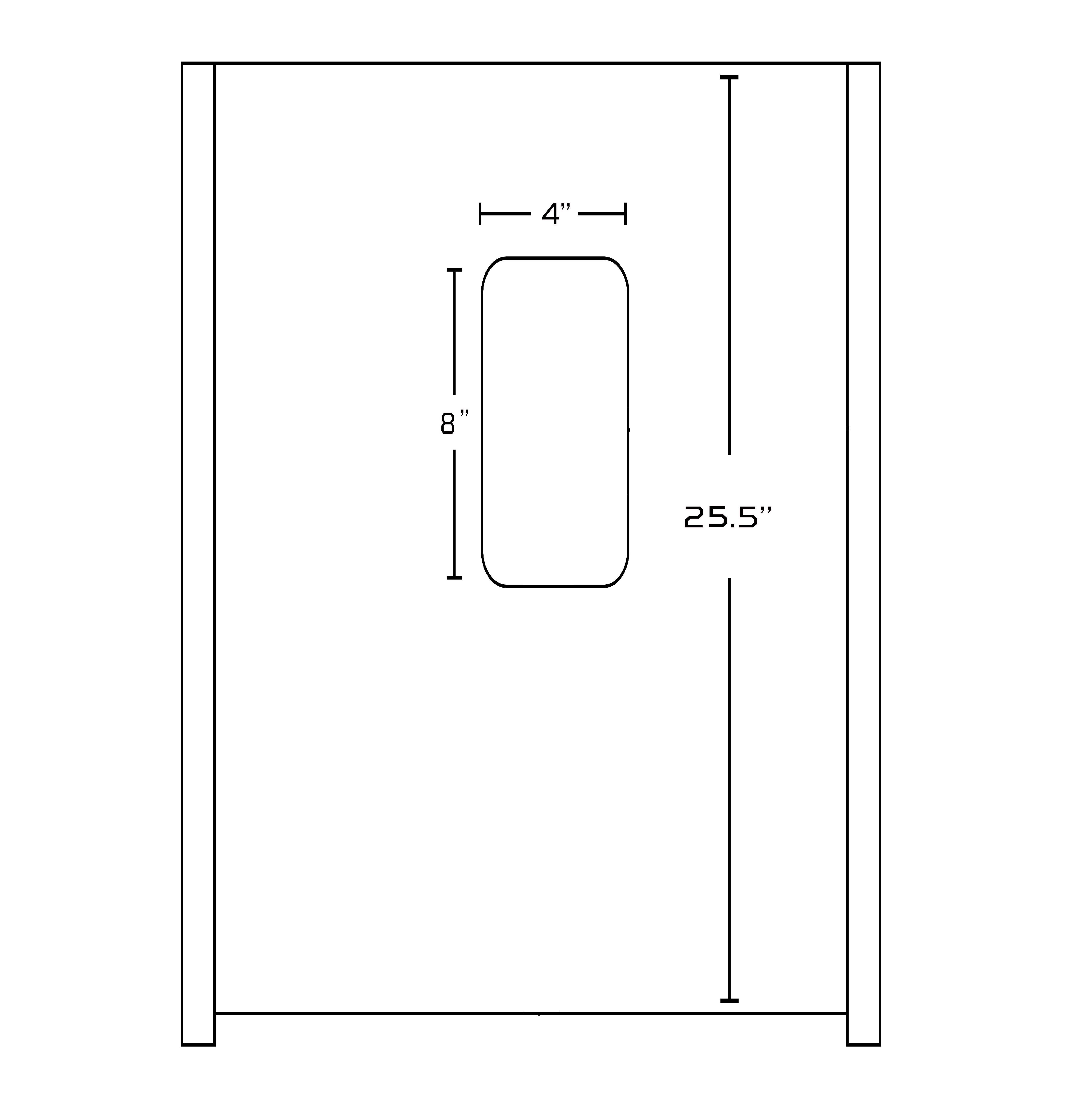 American Imaginations AI-10744 Birch Wood-Veneer Vanity Set In Distressed Antique Walnut With 8-in. o.c. CUPC Faucet