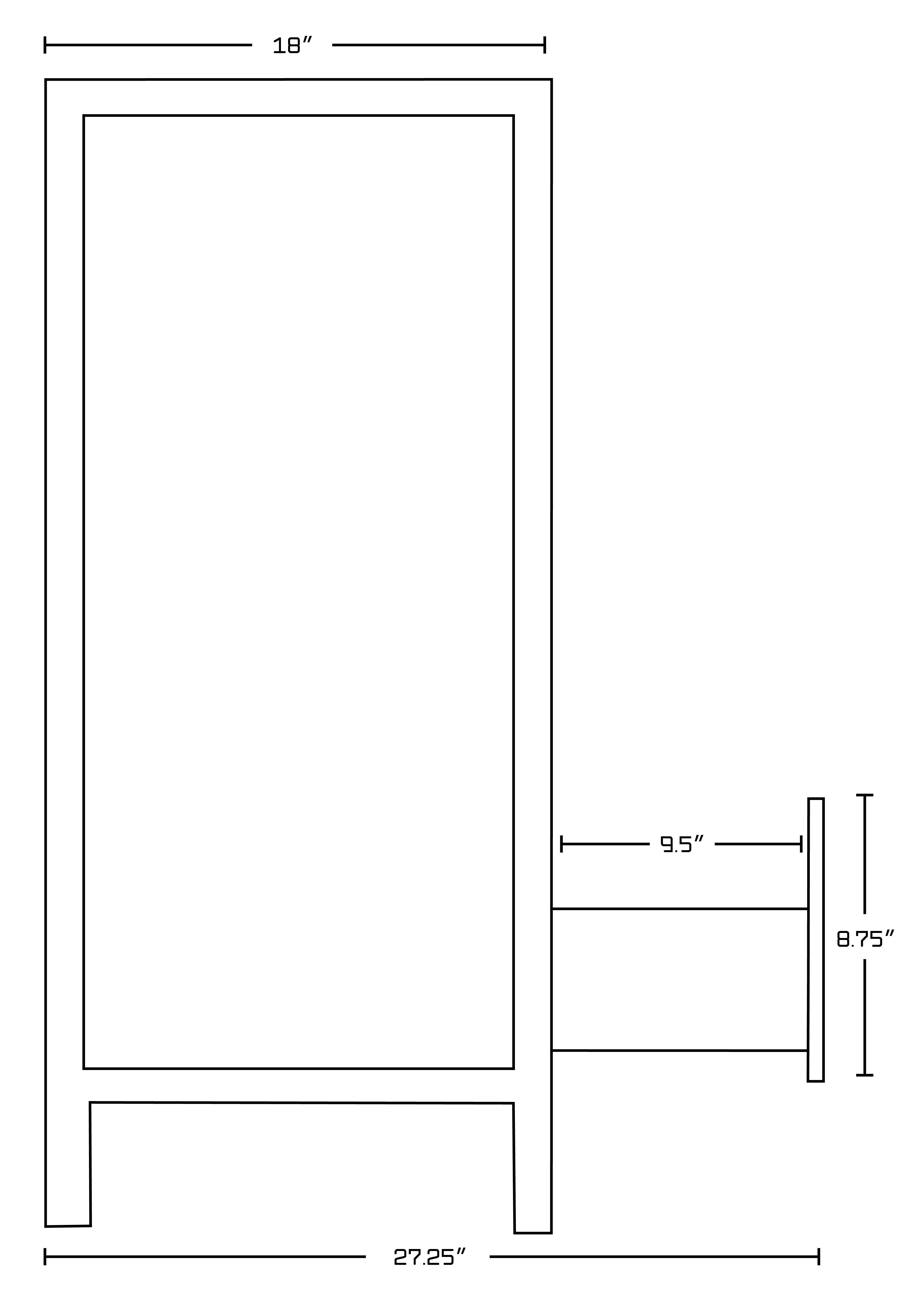 American Imaginations AI-17563 Plywood-Veneer Vanity Set In White