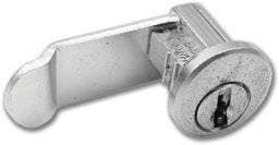 CompX C8725 National, Mailbox Lock For USPS Approved Architectural Mailboxes, Replaces Cutler Federal, Bright Nickel