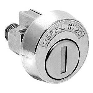 CompX C9200 National, Mailbox Lock For USPS Approved Architectural Mailboxes for USPS-L-1172C, 90 Degree CCW Rotation