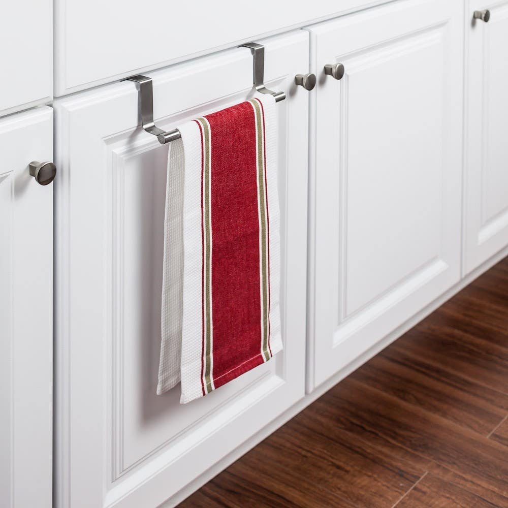 Hardware Resources OTDTHSS-R Over The Door Towel Bar