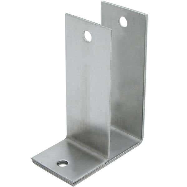 Jacknob 1 Wall Bracket One Ear X-high - Stamped w/ Stainless Steel Material & Satin Finish