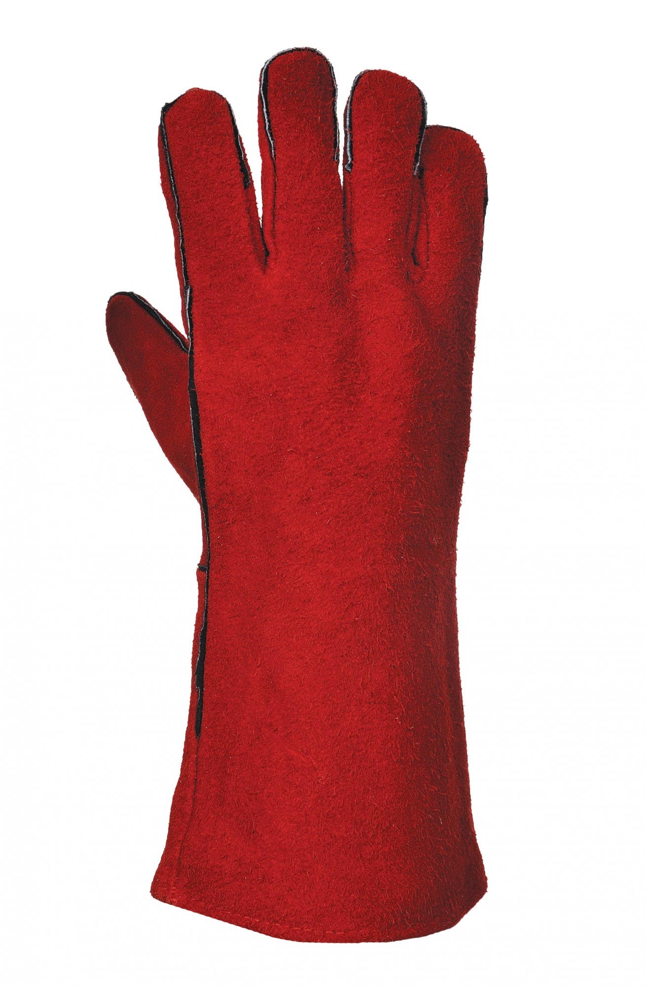 Portwest A500RERXL Welders Gauntlet, Size-XL, Color-Red