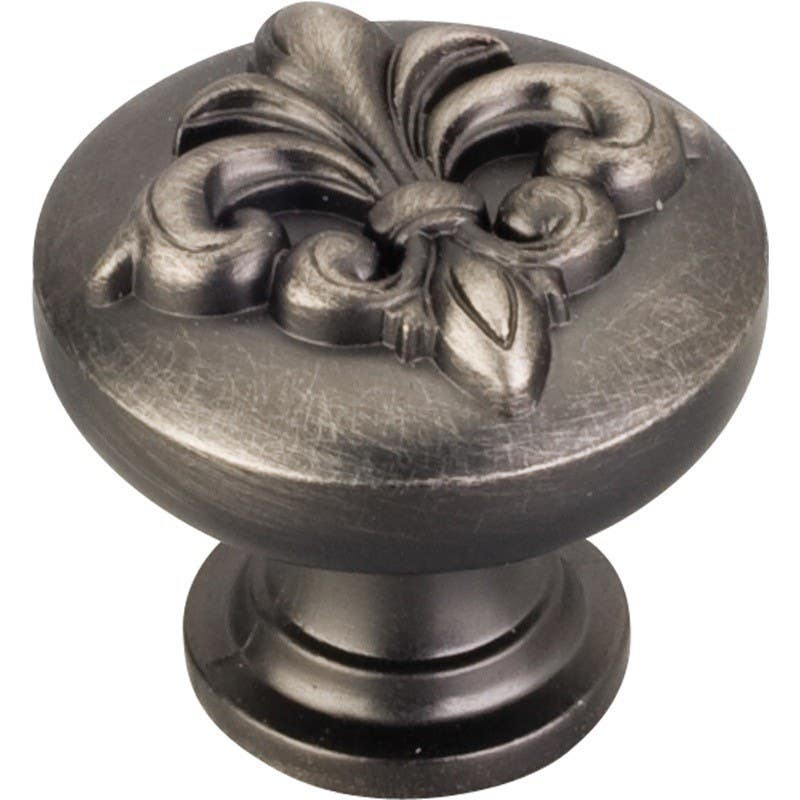 Jeffrey Alexander 218 Lafayette Cabinet Fleur De Lis Knob, Diameter-1 3/8"