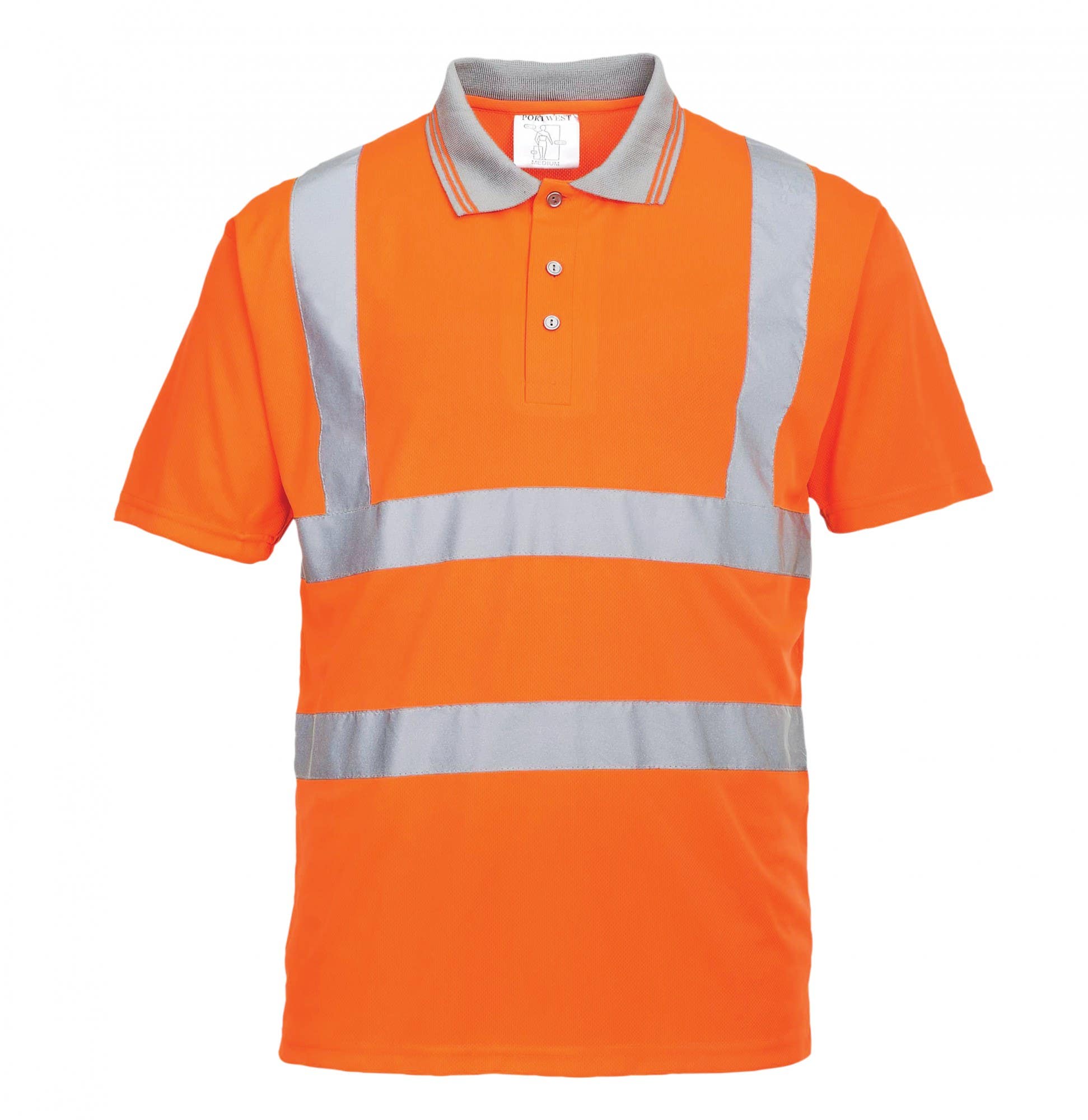 Portwest RT22 Hi-Vis Polo Shirt S/S - Orange