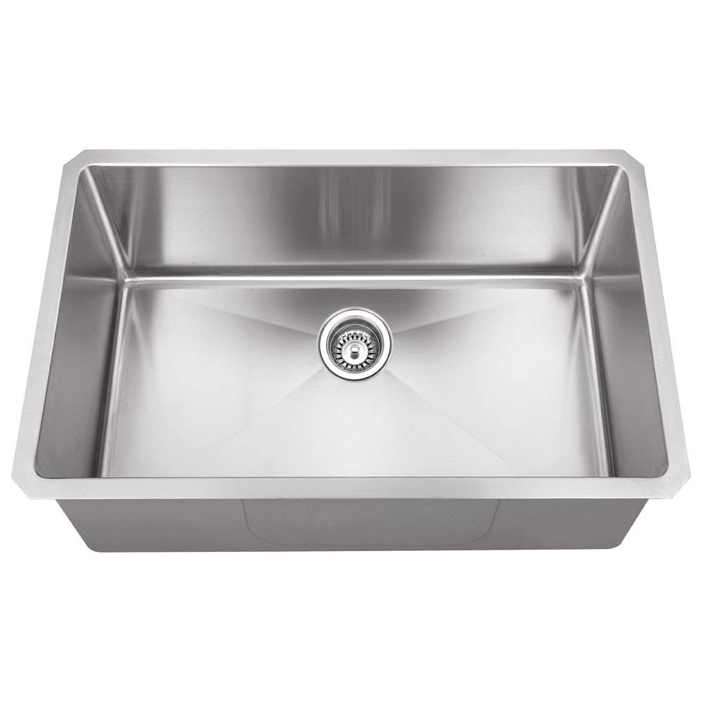 Hardware Resources HMS Handmade Stainless Steel Undermount Sink