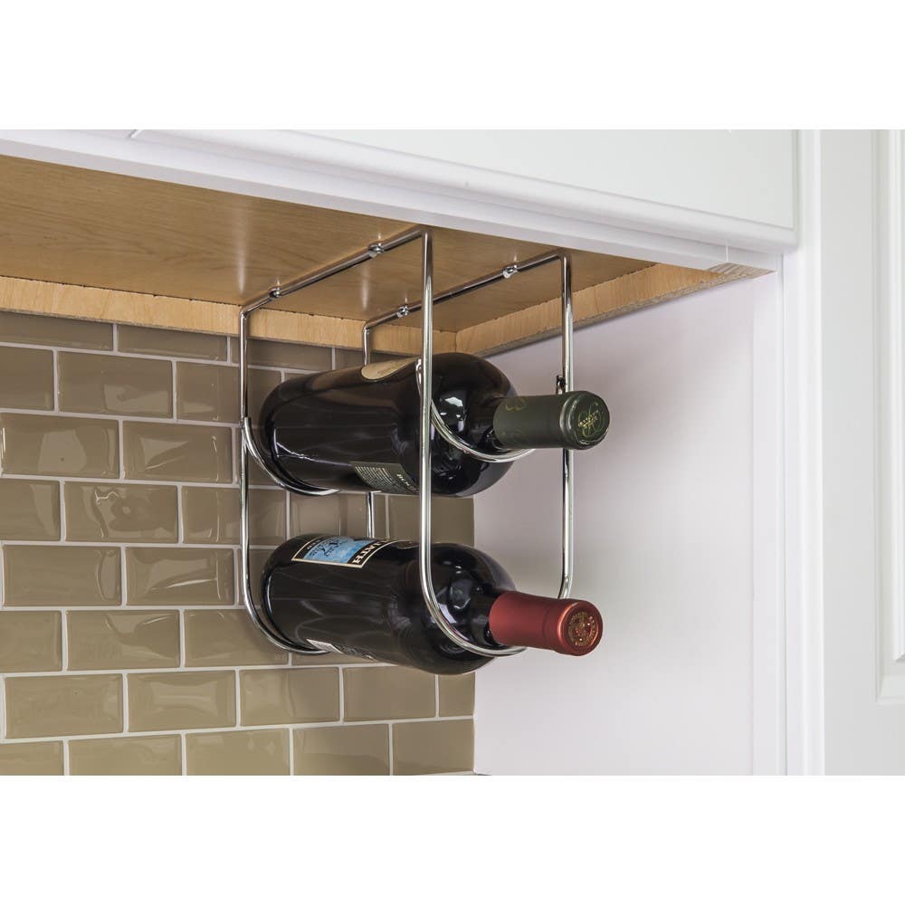Hardware Resources WBH Under Cabinet Wine Bottle Rack