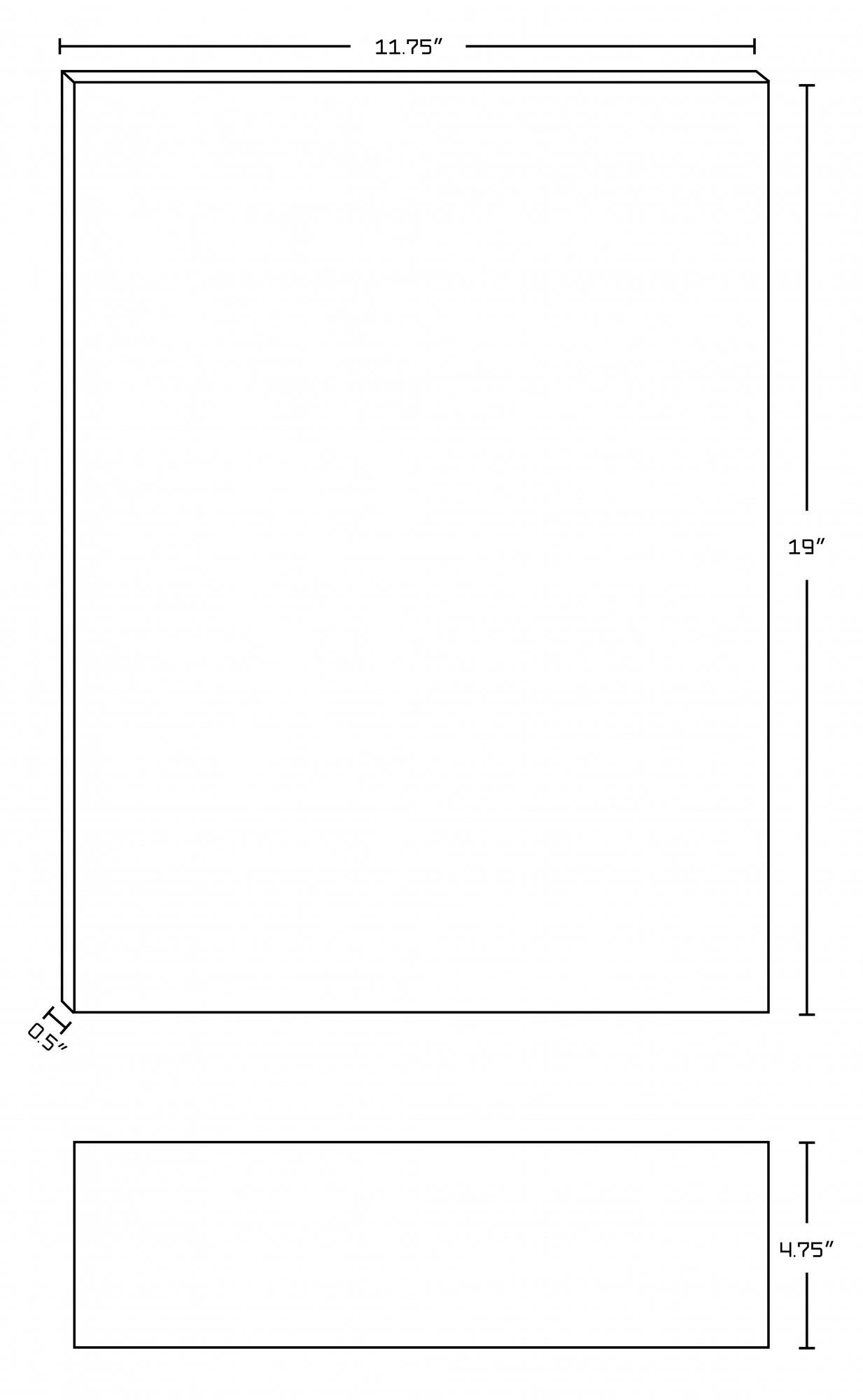 American Imaginations AI-319 11.75-in. W x 19-in. D Marble Top In Beige Color For 8-in. o.c. Faucet