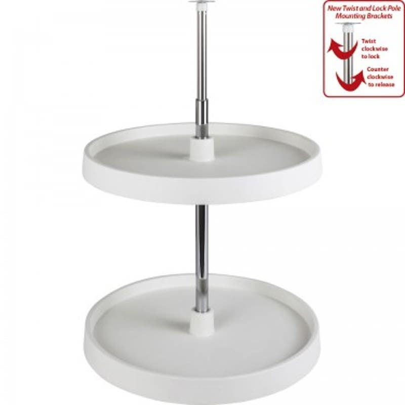 Hardware Resources PLS Plastic Lazy Susan Set