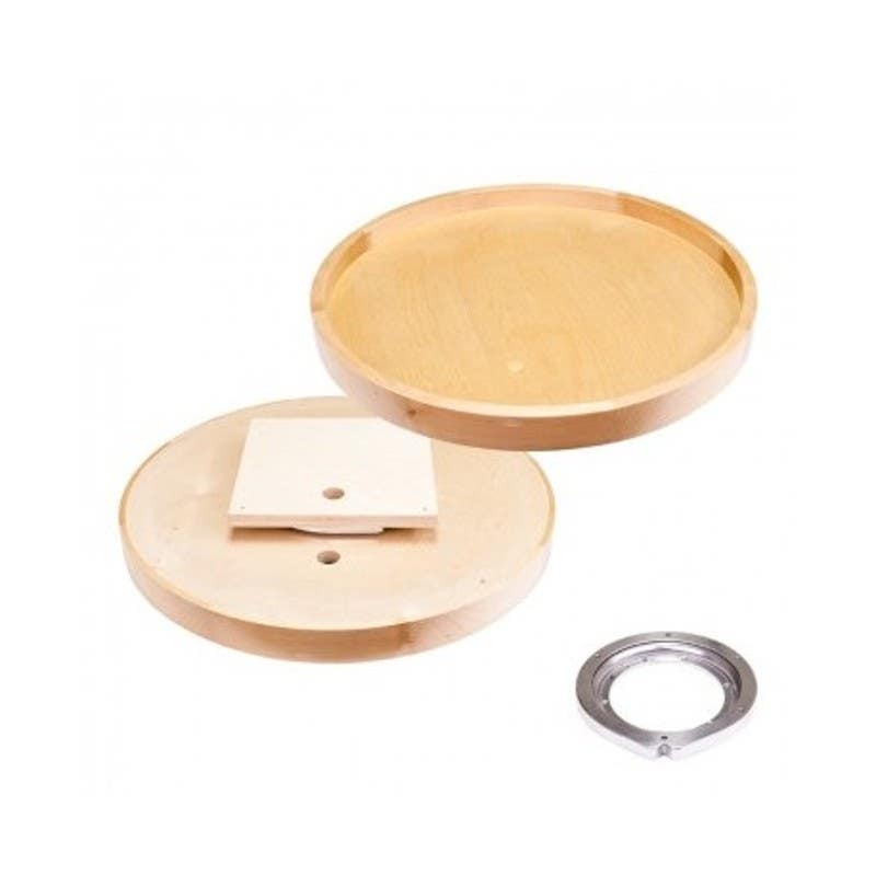 Hardware Resources LS Wood Lazy Susan Shelf W/ Swivel