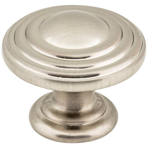 Jeffrey Alexander 137 Bremen 2 Cabinet Stacked Knob, Diameter-1 1/4"
