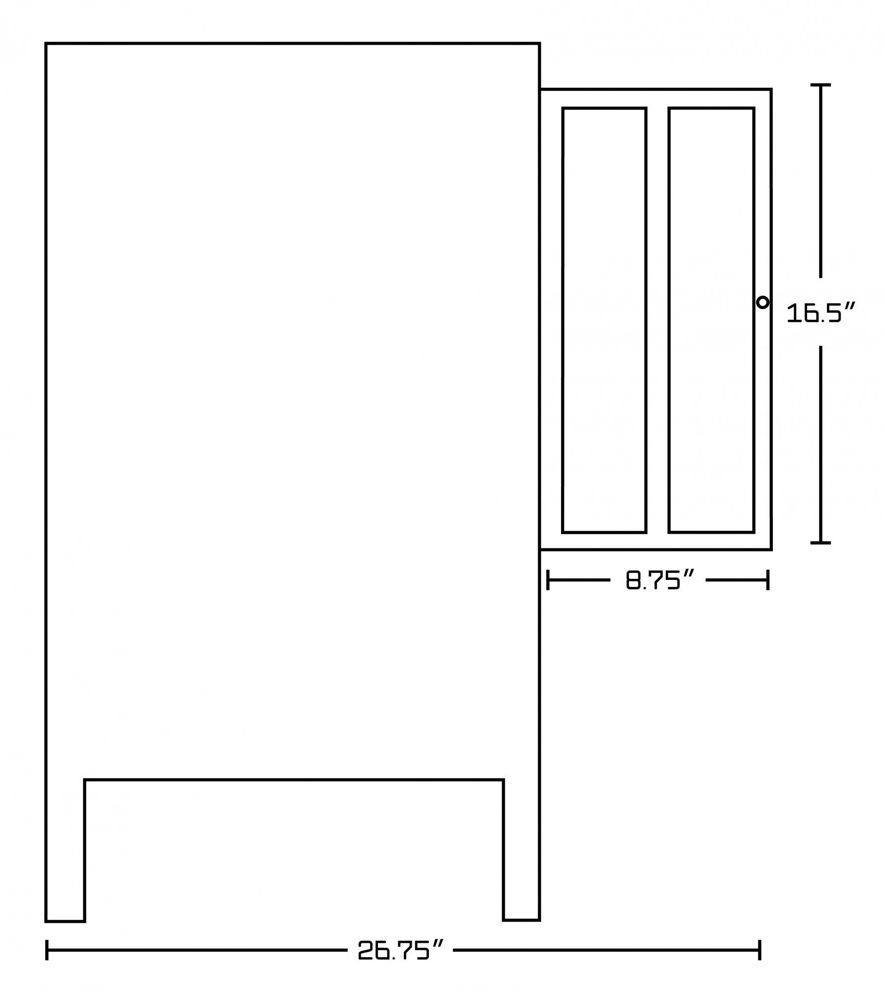 American Imaginations AI-17528 Plywood-Veneer Vanity Set In White