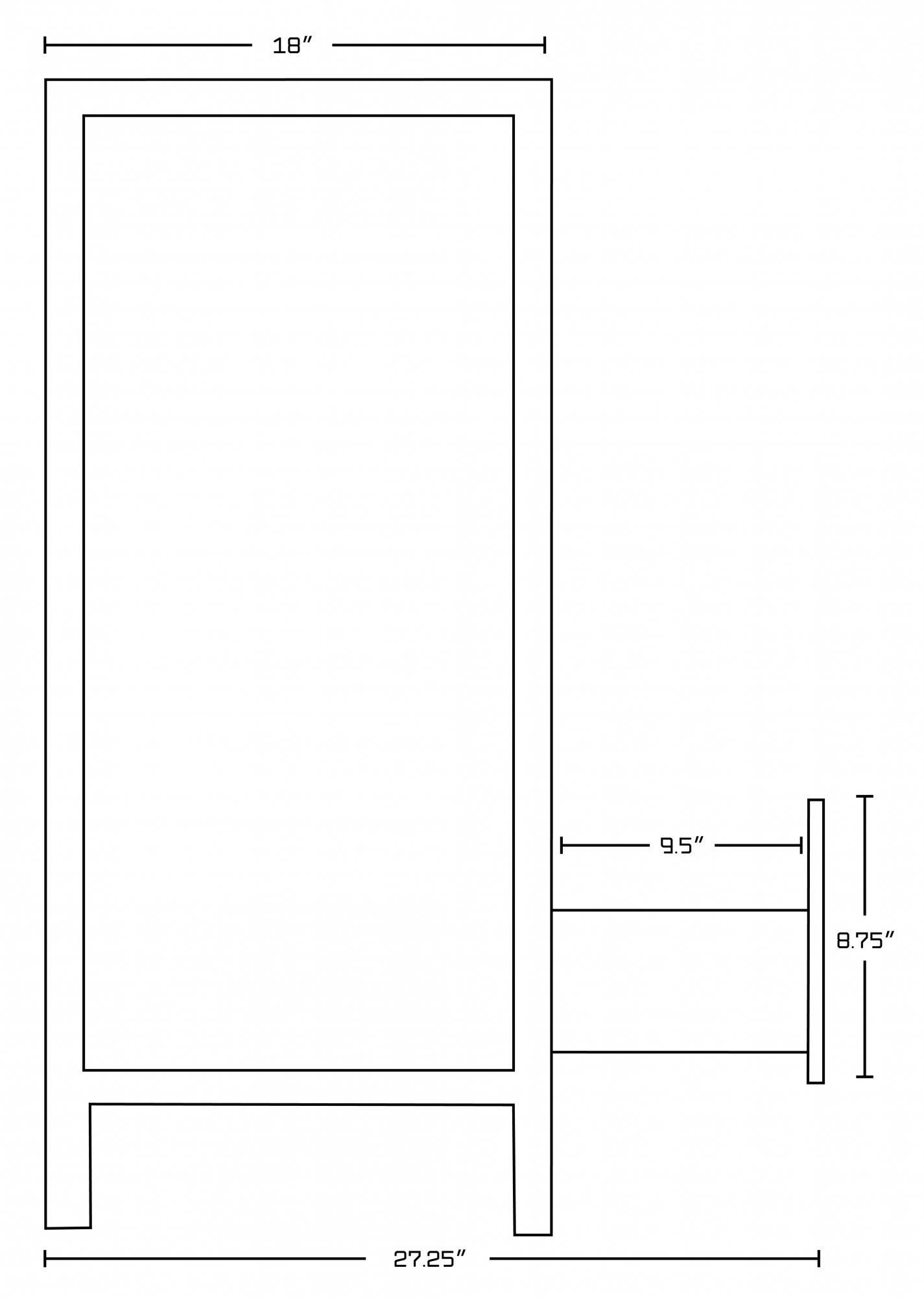 American Imaginations AI-17572 Plywood-Veneer Vanity Set In White