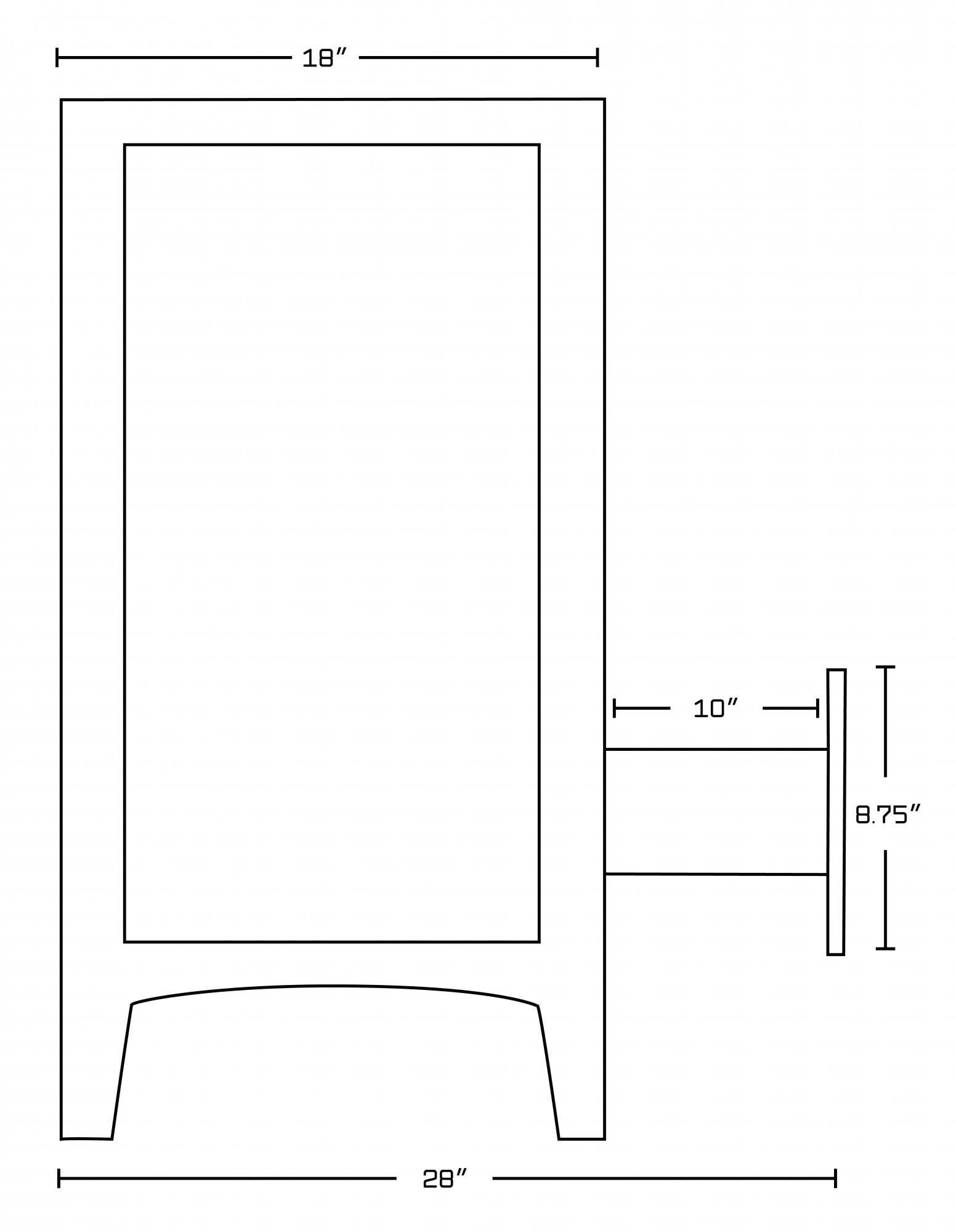 American Imaginations AI-17614 Plywood-Veneer Vanity Set In White