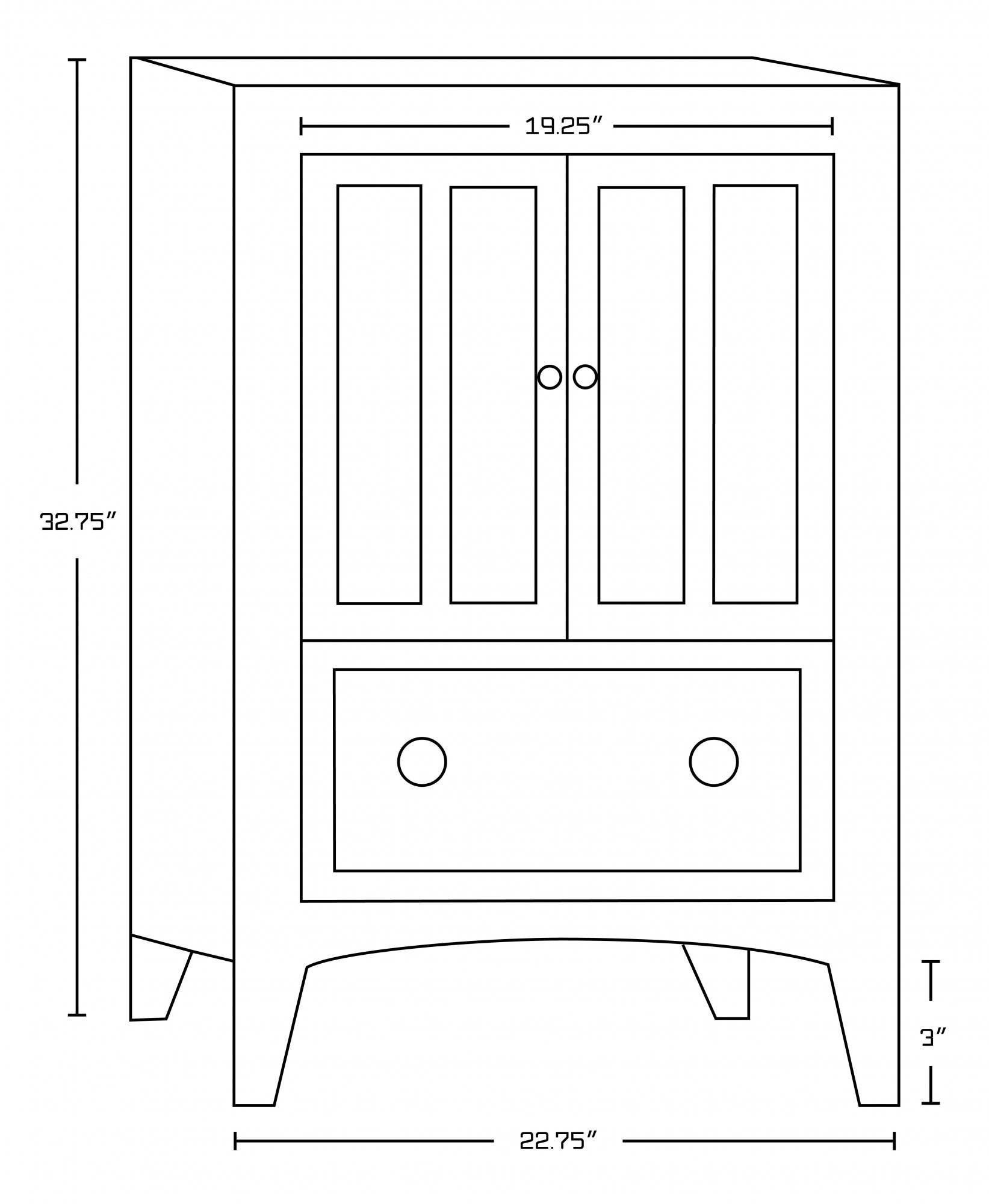 American Imaginations AI-17798 Plywood-Veneer Vanity Set In White