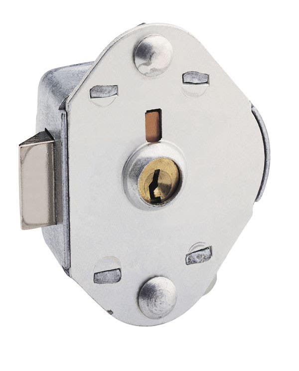 Master Lock 1714  Built In Key Operated Locker Lock, Includes 2 keys per lock