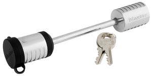 Master Lock 1471DAT 3-1/2" Long Shackle Barbell Lock for UFP Couplers, K1 Keyway