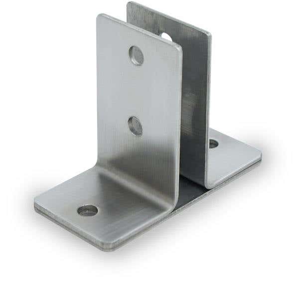 Jacknob 1 Urinal Screen Bracket Stamped w/ Stainless Steel Material & Satin Finish