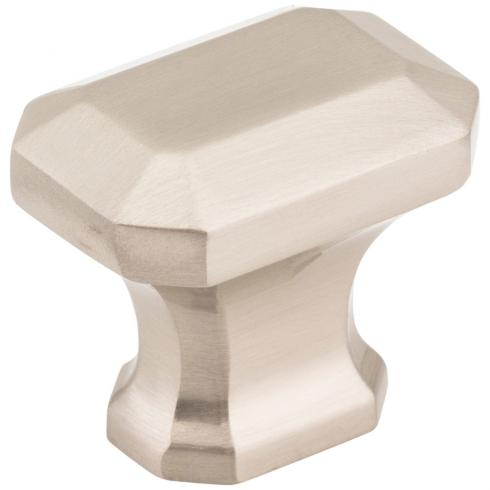 Jeffrey Alexander 165 Ella Cabinet Geometric Knob, Overall Length-1 1/4"