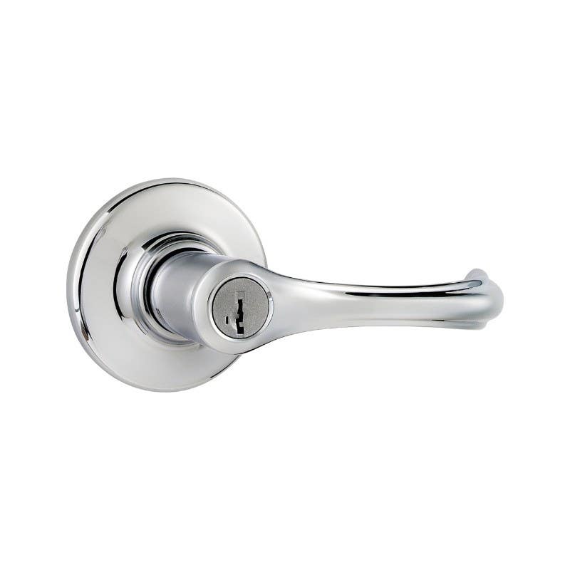 Kwikset 405DNL US26 279-947 RCAL RCS Keyed Entry Lever Dorian in Polished Chrome