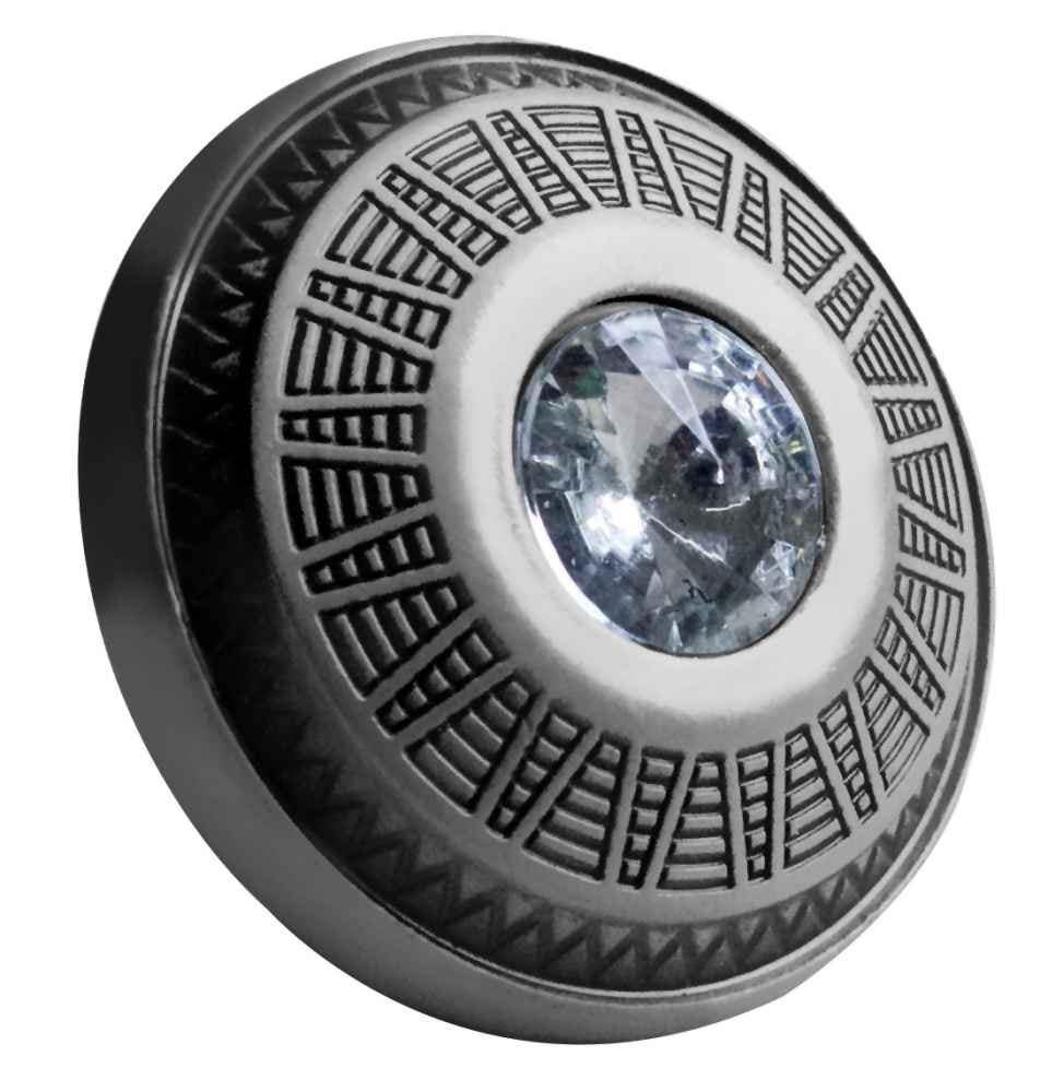 American Imaginations AI-375 1.25-in.W Round Brass Cabinet Knob, Antique Brass