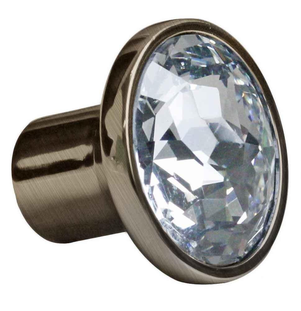 American Imaginations AI-571 1.25-in.W Round Brass Cabinet Knob, Chrome