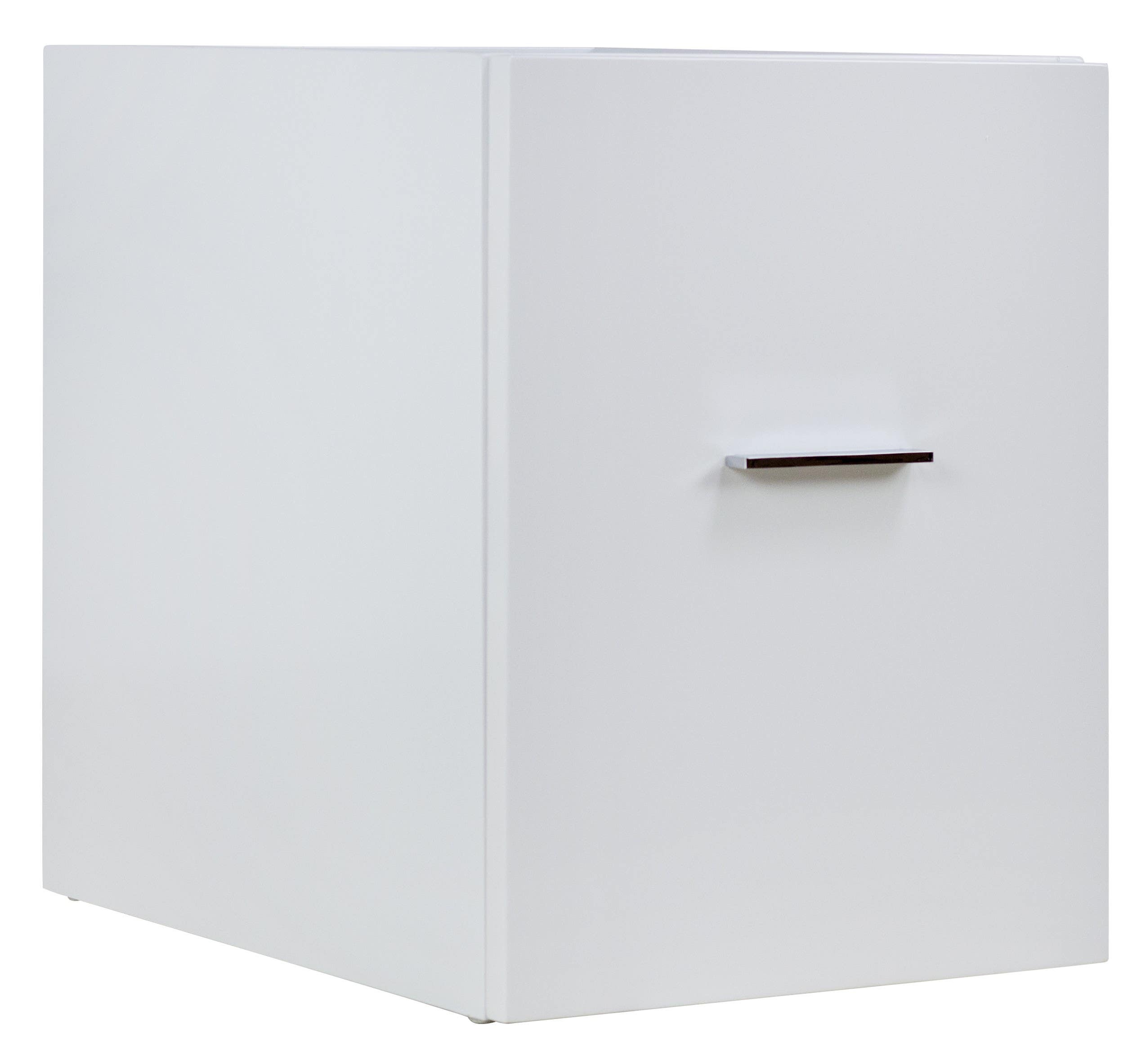 American Imaginations AI-1514 Plywood-Veneer Vanity Set In White