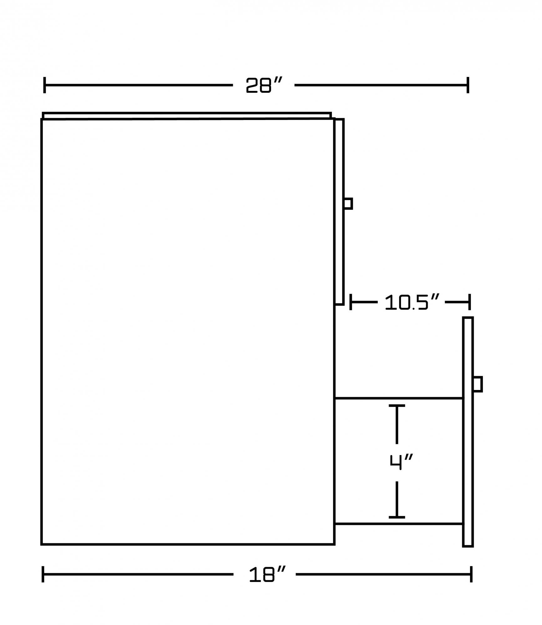 American imaginations AI-1731 35-in. W x 18-in. D Modern Wall Mount Plywood-Veneer Vanity Base Only In White