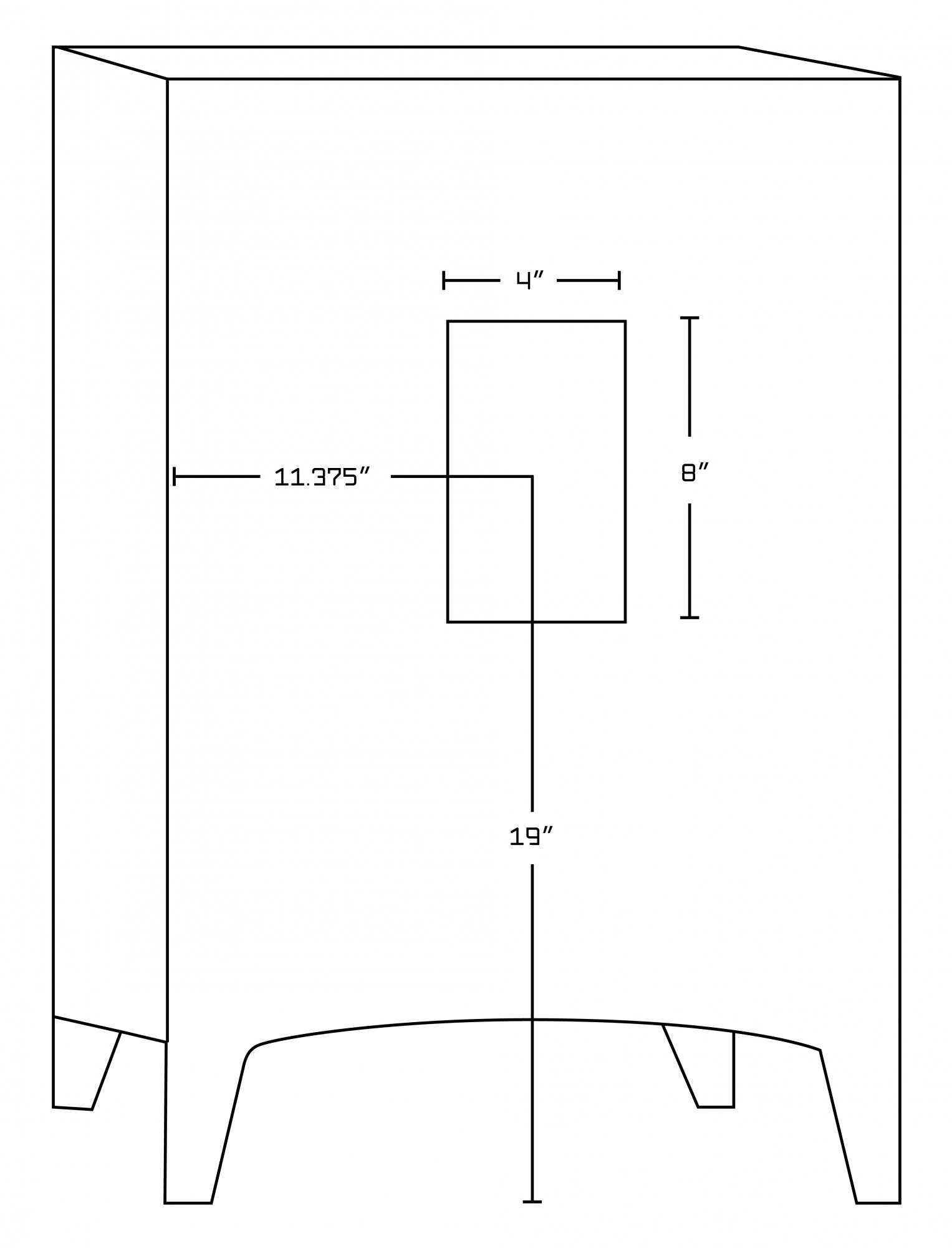 American imaginations AI-17744 45.5-in. W x 18-in. D Modern Plywood-Veneer Vanity Base Only In White
