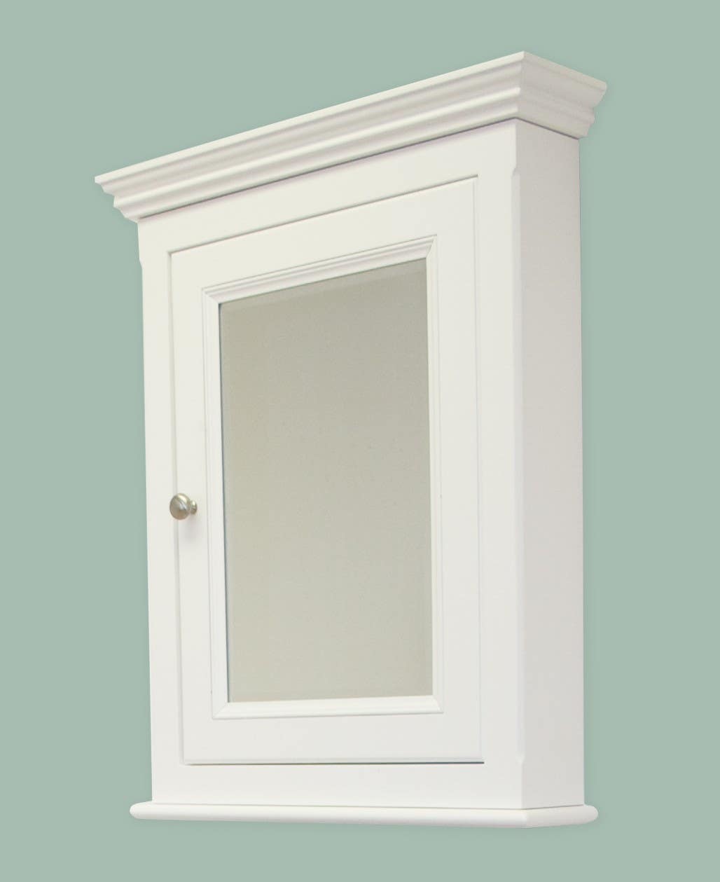 American imaginations AI-258 24-in. W x 30-in. H Traditional Birch Wood-Veneer Medicine Cabinet In White