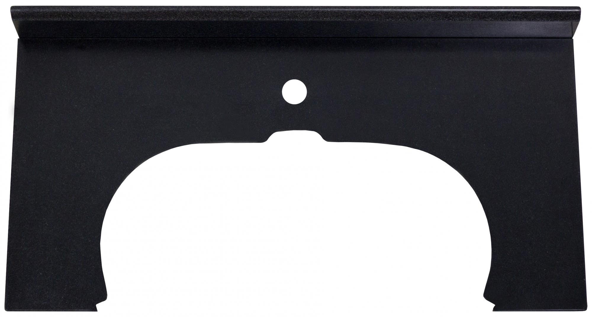 American imaginations AI-281 33-in. W x 16.5-in. D Granite Top In Black Color For Single Hole Faucet