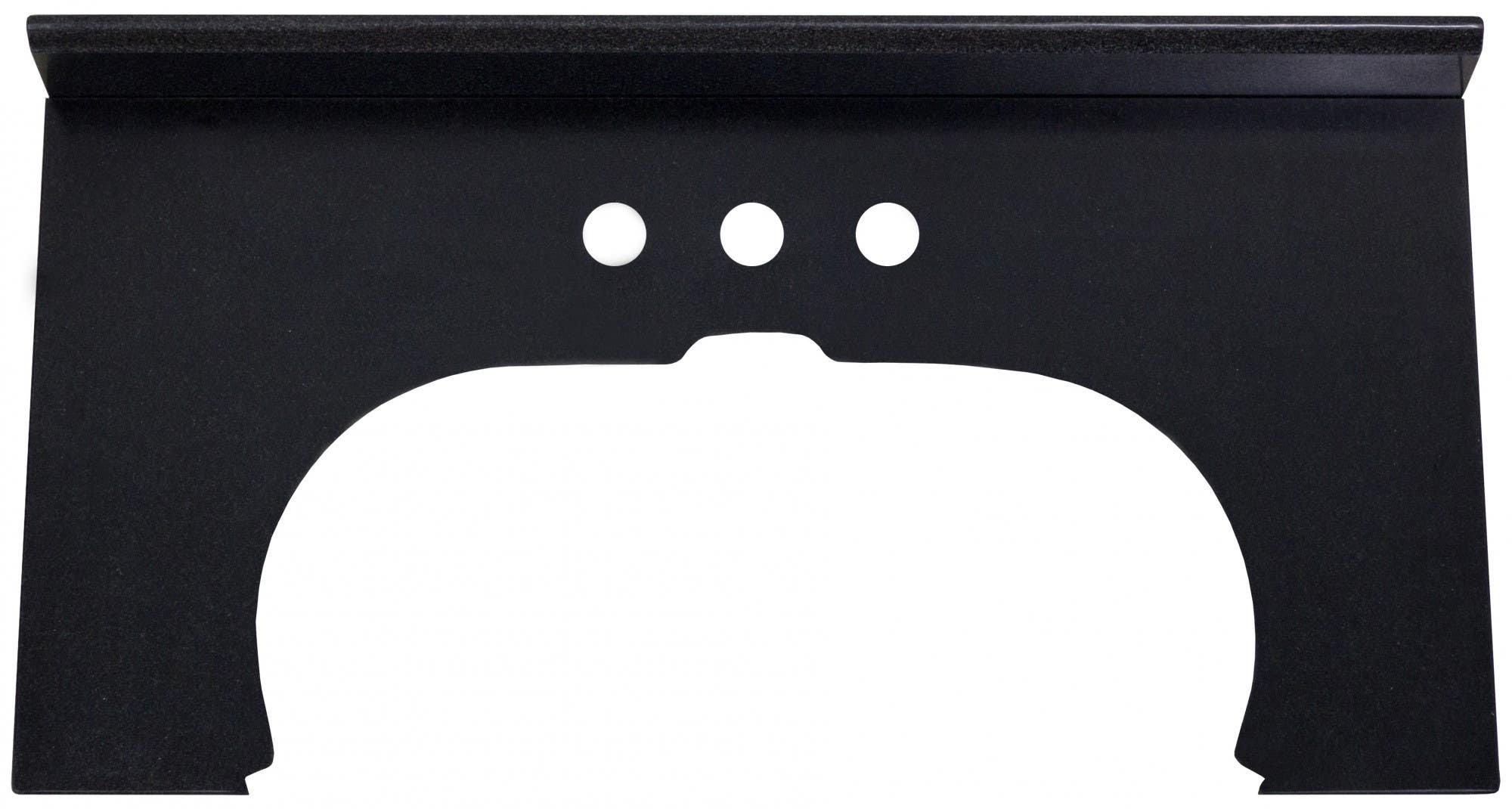 American imaginations AI-1325 33-in. W x 16.5-in. D Granite Top In Black Color For 4-in. o.c. Faucet